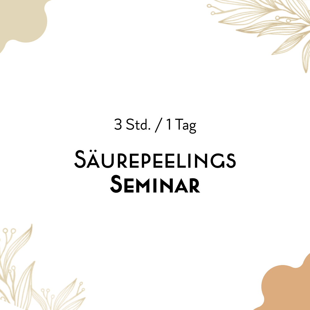 Seminar / Säurepeeling